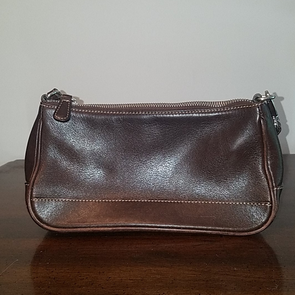 Coach small leather shoulder bag